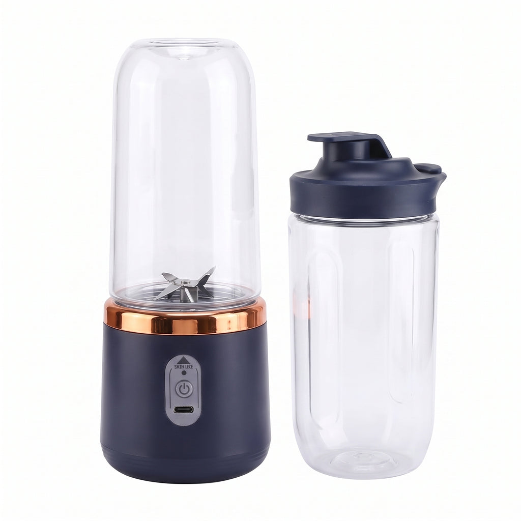 Troveze 6-Blade Portable Blender: Blender unit and matching travel cup