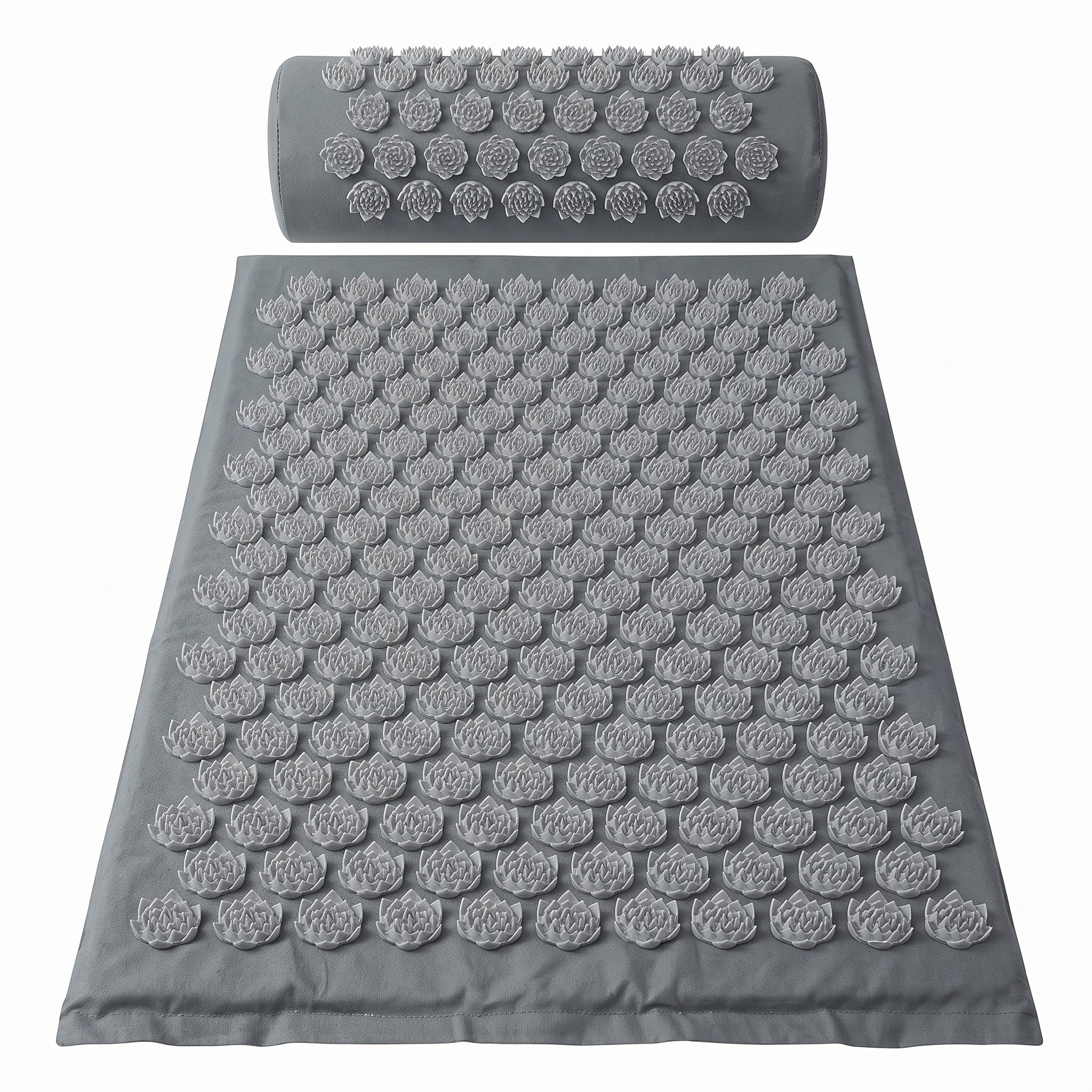 Troveze Acupressure Massage Mat + Pillow Set: Acupressure flower points detail alternate angle