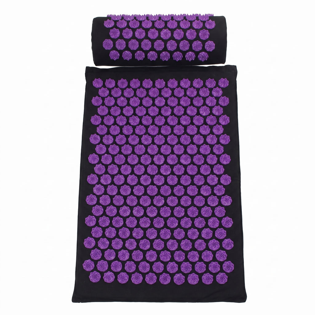 Troveze Acupressure Massage Mat + Pillow Set: Acupressure flower points detail