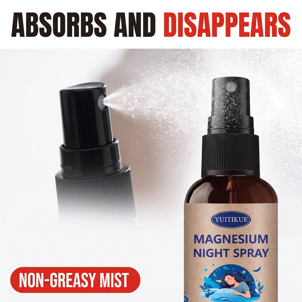 Troveze Magnesium Calming Body Spray: Spray nozzle mist detail