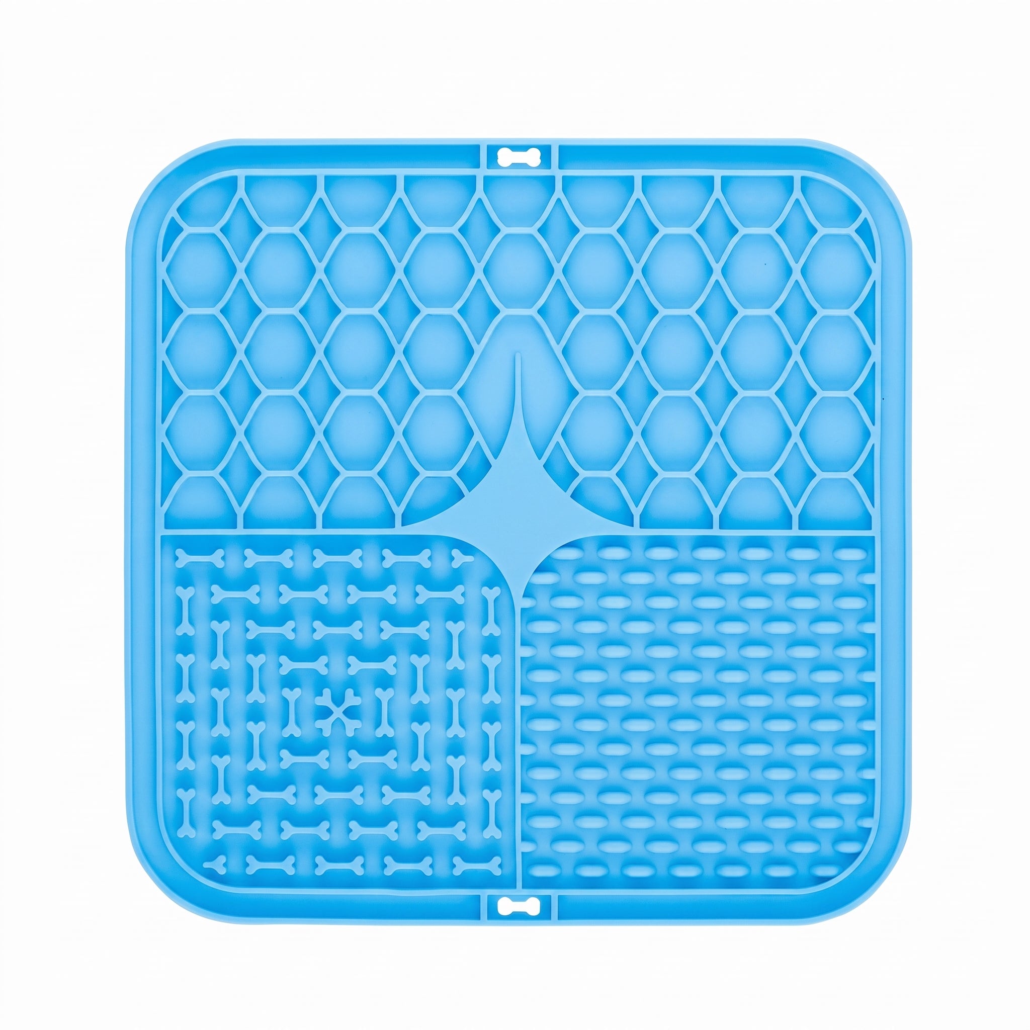 Troveze Pet Lick Mat: Textured suction pattern detail