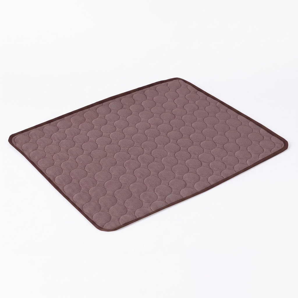 Troveze Self-Cooling Pet Mat: Honeycomb surface pattern macro detail