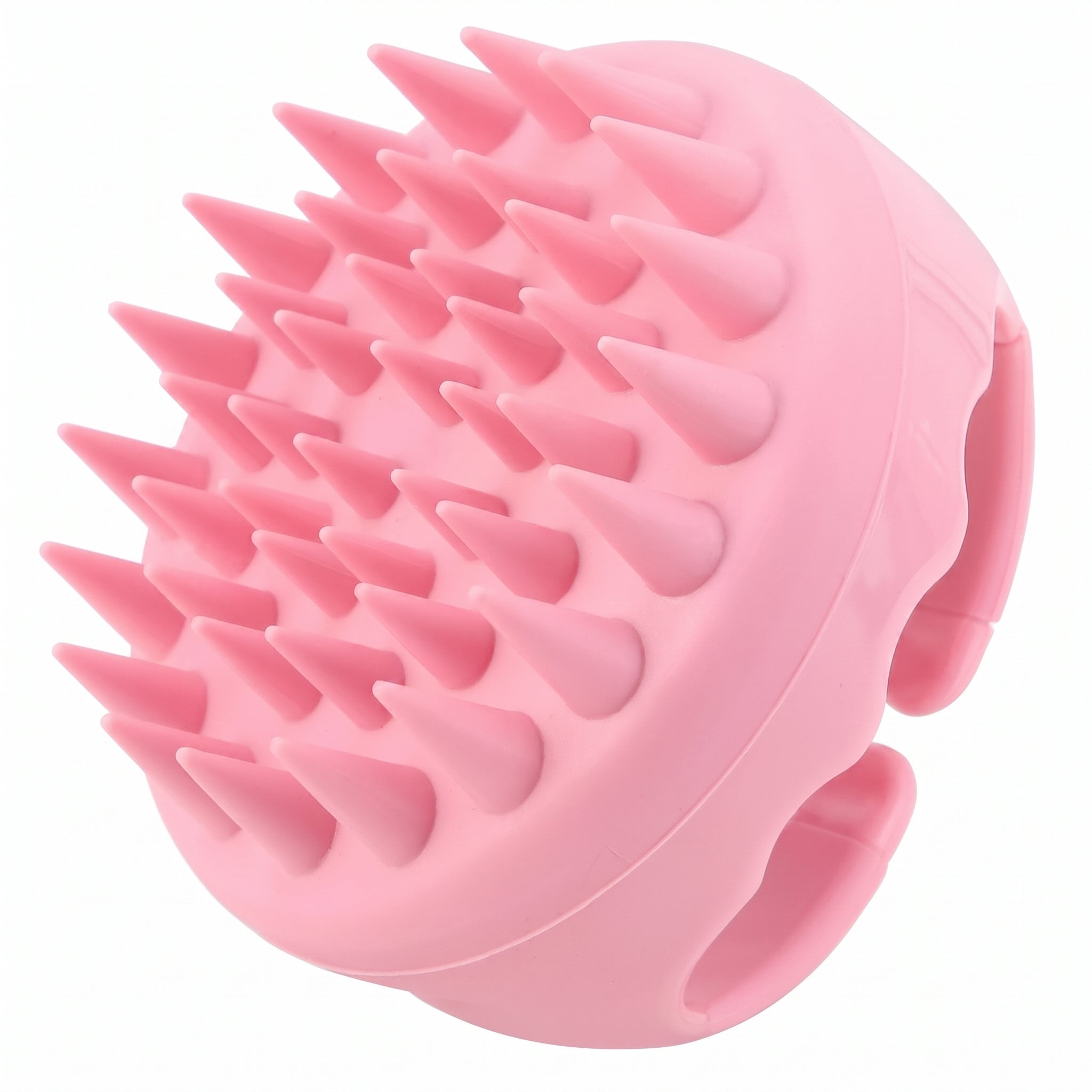 Troveze Silicone Scalp-Massager Shampoo Brush: Tapered silicone bristles detail